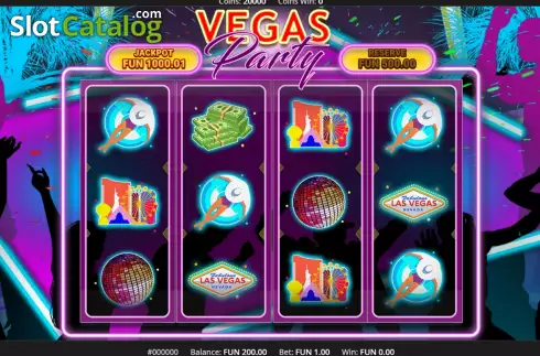 Скрин2. Vegas Party (Concept Gaming) слот