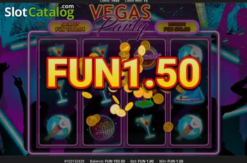 Скрин3. Vegas Party (Concept Gaming) слот