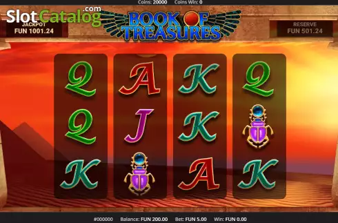 Скрин2. Book of Treasures (Concept Gaming) слот