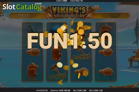 Скрин4. Viking's Hammer слот