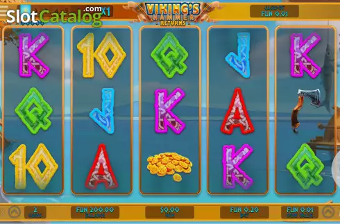Скрин2. Vikings Hammer Returns слот
