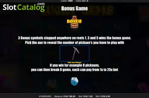 Скрин9. Lucky Gems (Concept Gaming) слот