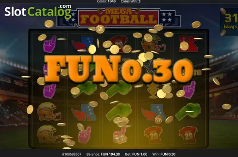 Скрин3. Mega Football слот