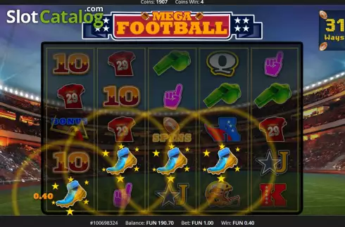 Скрин4. Mega Football слот