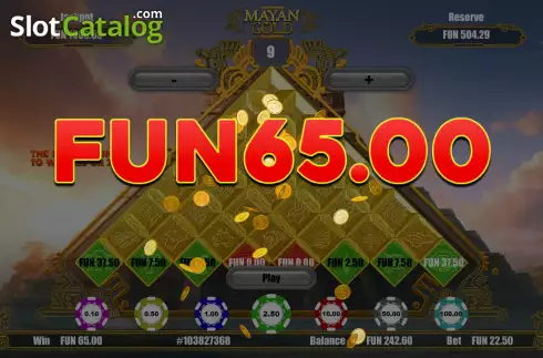 Скрин3. Mayan Gold (Concept Gaming) слот