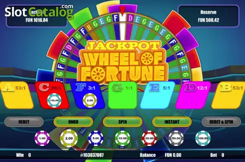 Скрин2. Jackpot Wheel of Fortune слот