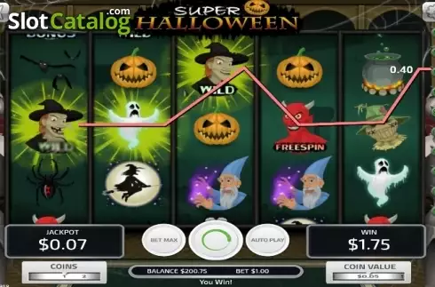Скрин3. Super Halloween слот