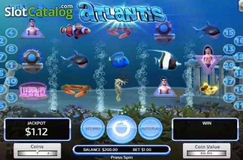 Скрин2. Atlantis ( Concept Gaming) слот