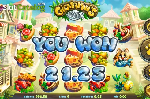 Скрин8. Giovanni's Cat слот