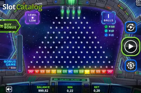 Скрин3. Galaxy Plinko (Connective Games) слот