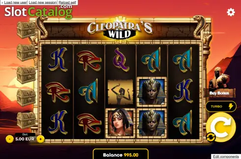 Скрин2. Cleopatra's Wild слот