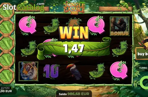 Скрин3. Jungle Gamble 1000 слот
