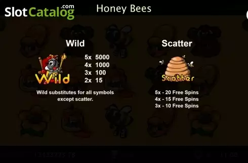 Скрин2. Honey Bees (Cozy) слот