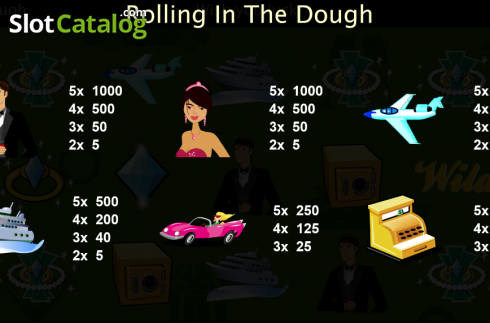 Скрин3. Rolling in the Dough слот