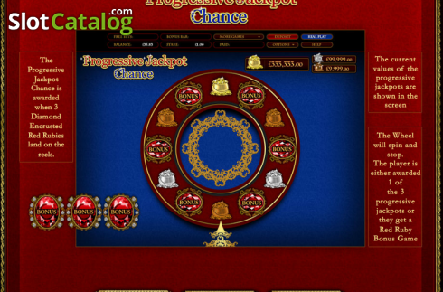 Скрин9. Rubies and Sapphires слот