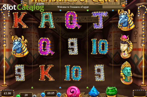 Скрин6. Treasures of Egypt (Cozy) слот