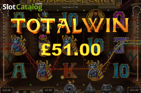 Скрин7. Treasures of Egypt (Cozy) слот