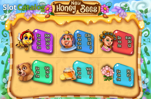 Скрин3. New Honey Bees слот
