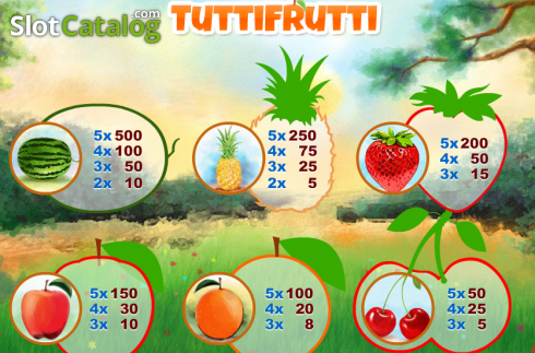 Скрин3. Tutti Frutti (Cozy) слот