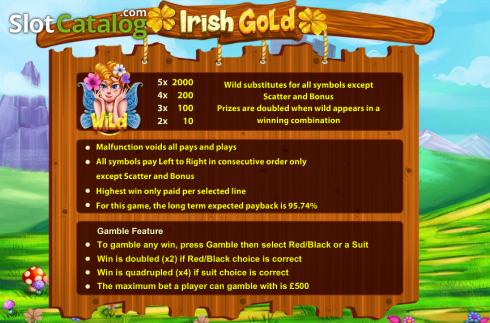 Скрин2. Irish Gold (Cozy) слот