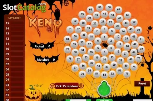 Скрин2. Keno (Cozy) слот
