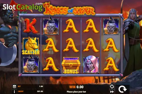 Скрин2. Kings of War (Crazy Billions) слот
