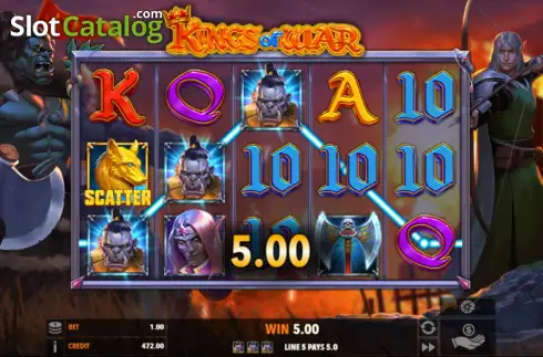 Скрин3. Kings of War (Crazy Billions) слот