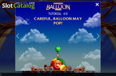 Скрин5. The Incredible Balloon Machine слот