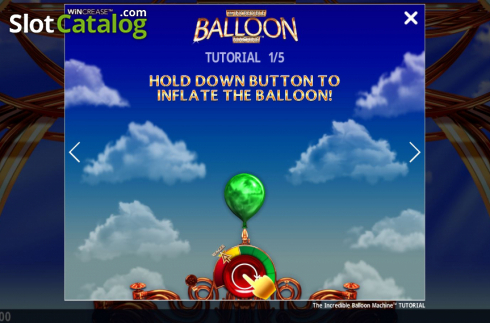 Скрин2. The Incredible Balloon Machine слот