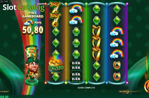 Скрин2. 777 Rainbow Respins слот