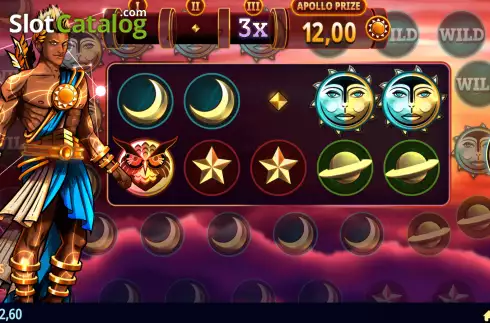 Скрин2. Apollo's Rings слот