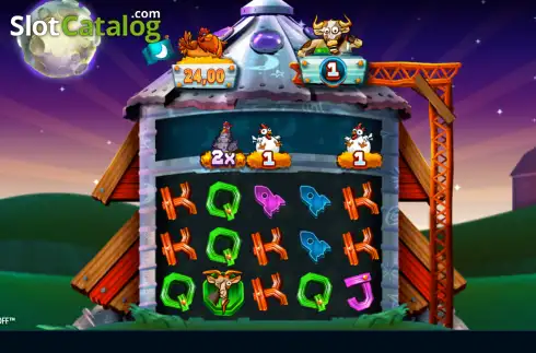 Скрин2. Lucky Clucks 3: Barnyard Blastoff слот