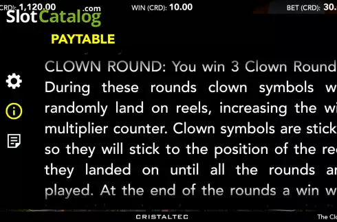 Скрин8. The Clown слот