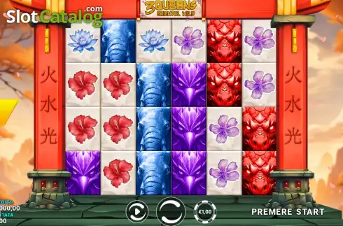 Скрин2. 3 Queens Oriental Wild слот