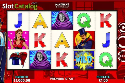 Скрин2. Mandrake the Magician слот