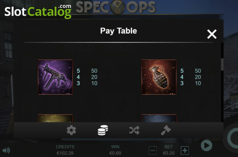 Скрин8. Spec-Ops слот