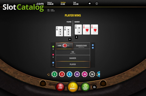 Скрин3. Baccarat (Cubeia) слот