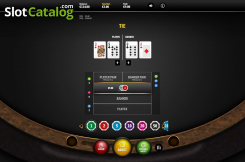 Скрин4. Baccarat (Cubeia) слот