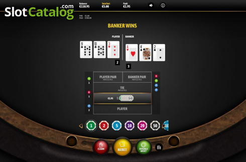 Скрин5. Baccarat (Cubeia) слот