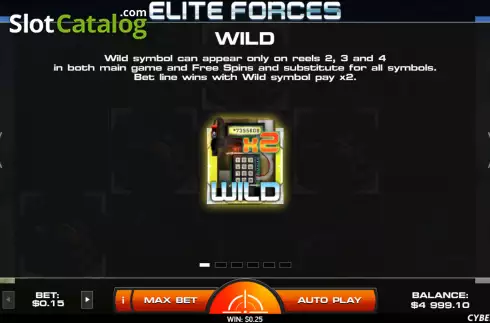 Скрин5. Elite Forces слот