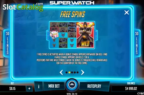 Скрин7. Super Watch слот