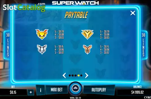 Скрин9. Super Watch слот