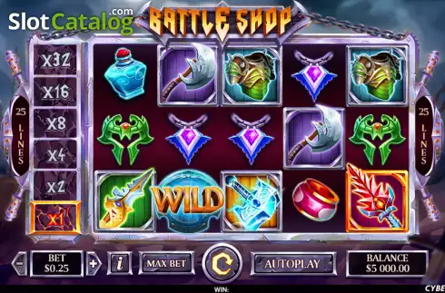 Скрин2. Battle Shop слот