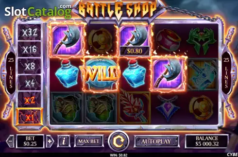 Скрин3. Battle Shop слот