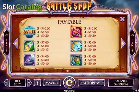 Скрин6. Battle Shop слот