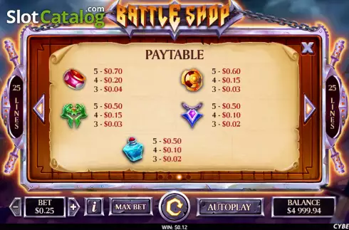 Скрин7. Battle Shop слот