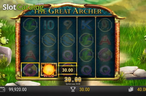 Скрин5. The Great Archer слот