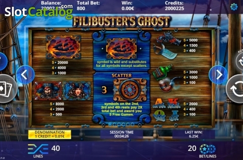 Скрин5. Filibusters Ghost слот