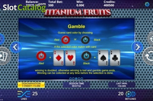 Скрин8. Titanium Fruits слот