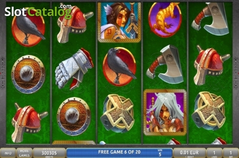 Скрин3. Valhalla Warriors слот